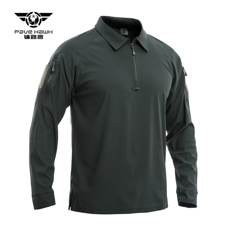 T-shirt tactique homme Pave Hawk PLY79 à manches longues