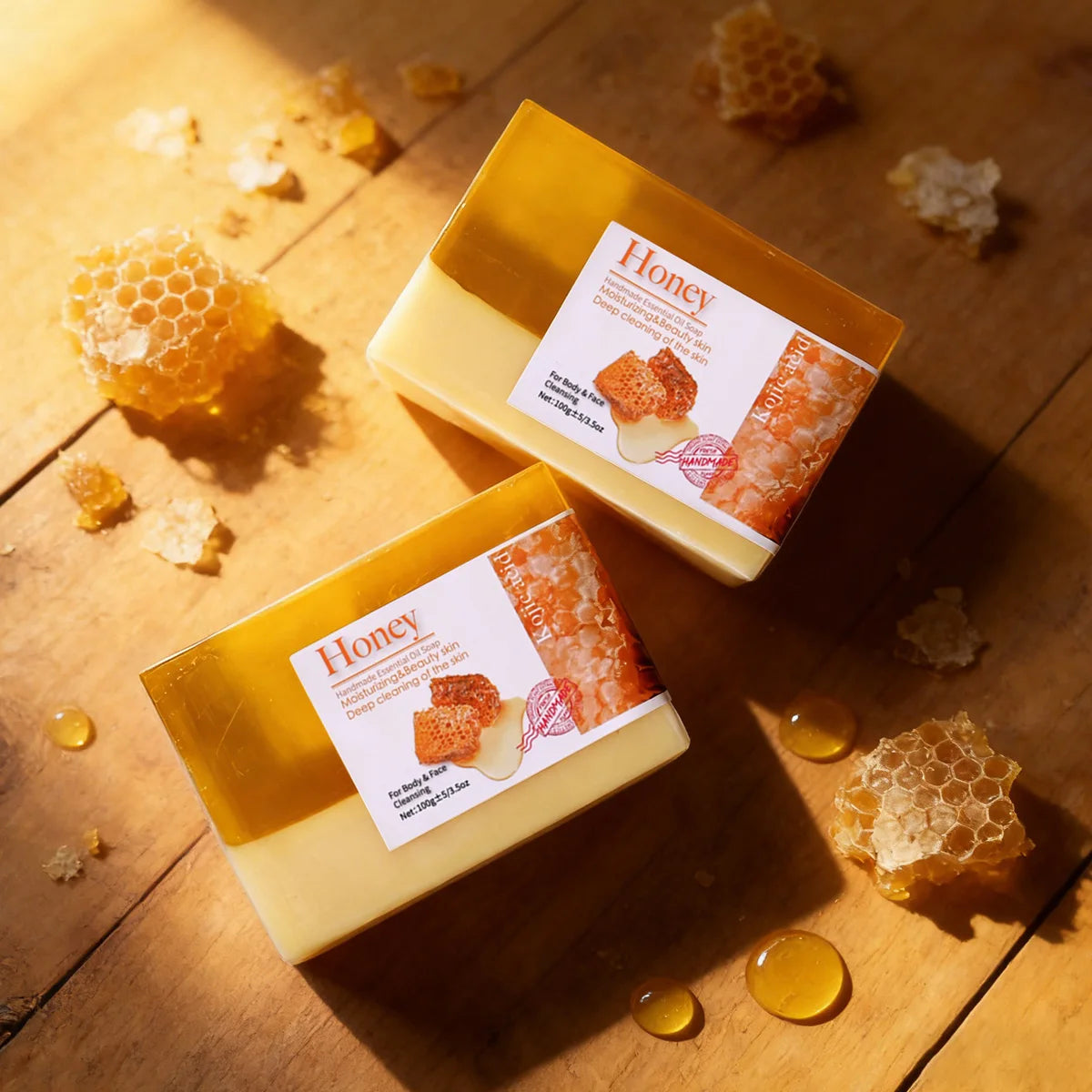 Savon bicolore au miel 100 g