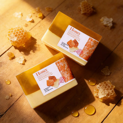 Savon bicolore au miel 100 g