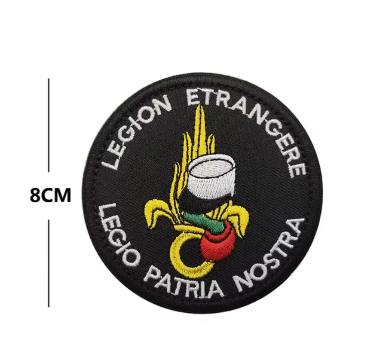Patch Brodé Légion Étrangère France IR – Hook & Loop | Brassard, Sac à Dos & Uniforme