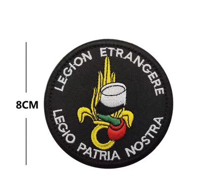 Patch Brodé Légion Étrangère France IR – Hook & Loop | Brassard, Sac à Dos & Uniforme