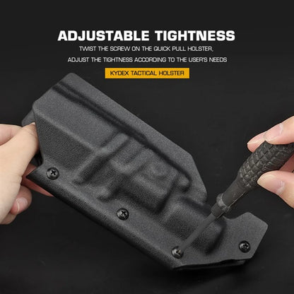 Holster Kydex Tactique OWB – Glock 17/19/20/21/45, CZ P-10C, HK VP9, Springfield XD, Walther PPQ + X300 | 5 Coloris - BLACKBEARD OUTDOOR INDUSTRIES