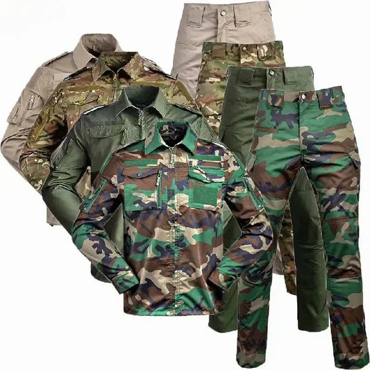 Uniforme Tactique BDU - Ensemble Camouflage avec Chemise et Pantalon | Vêtements de Randonnée, Chasse, Entraînement et Airsoft BLACKBEARD OUTDOOR INDUSTRIES