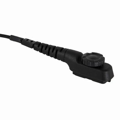 Oreillette Acoustique Tubulaire avec PTT – Compatible Hytera PD700/PD780/PD785/PT580H, 2 Broches à Vis