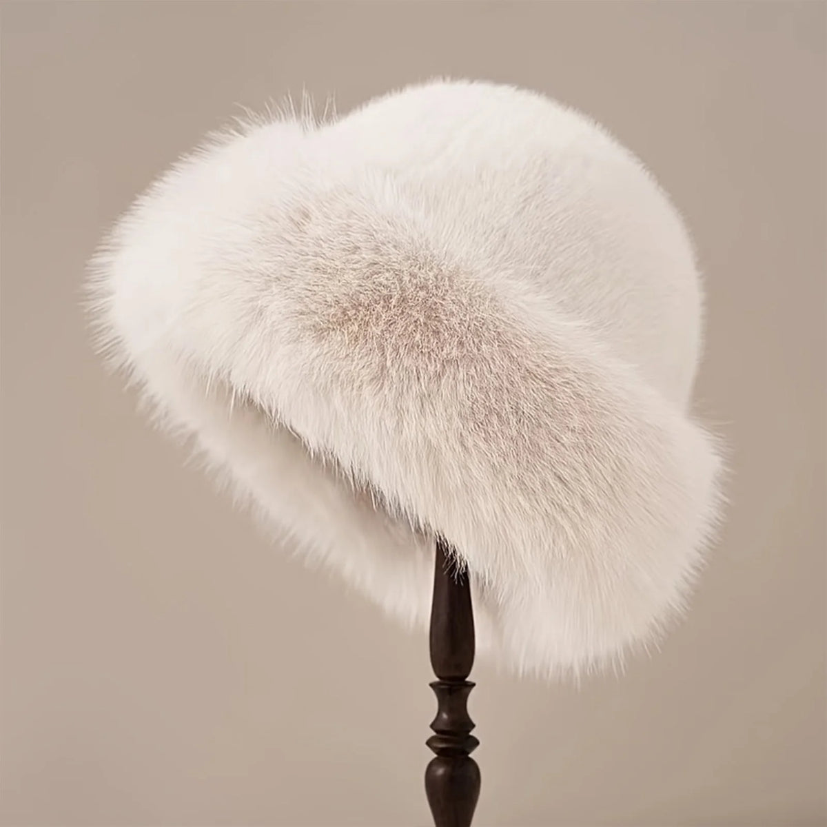 Bonnet d’hiver femme doux et chaud, style mongol