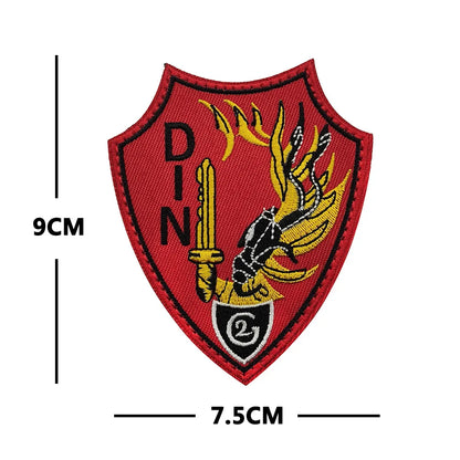 Patch Brodé Légion Étrangère France IR – Hook & Loop | Brassard, Sac à Dos & Uniforme