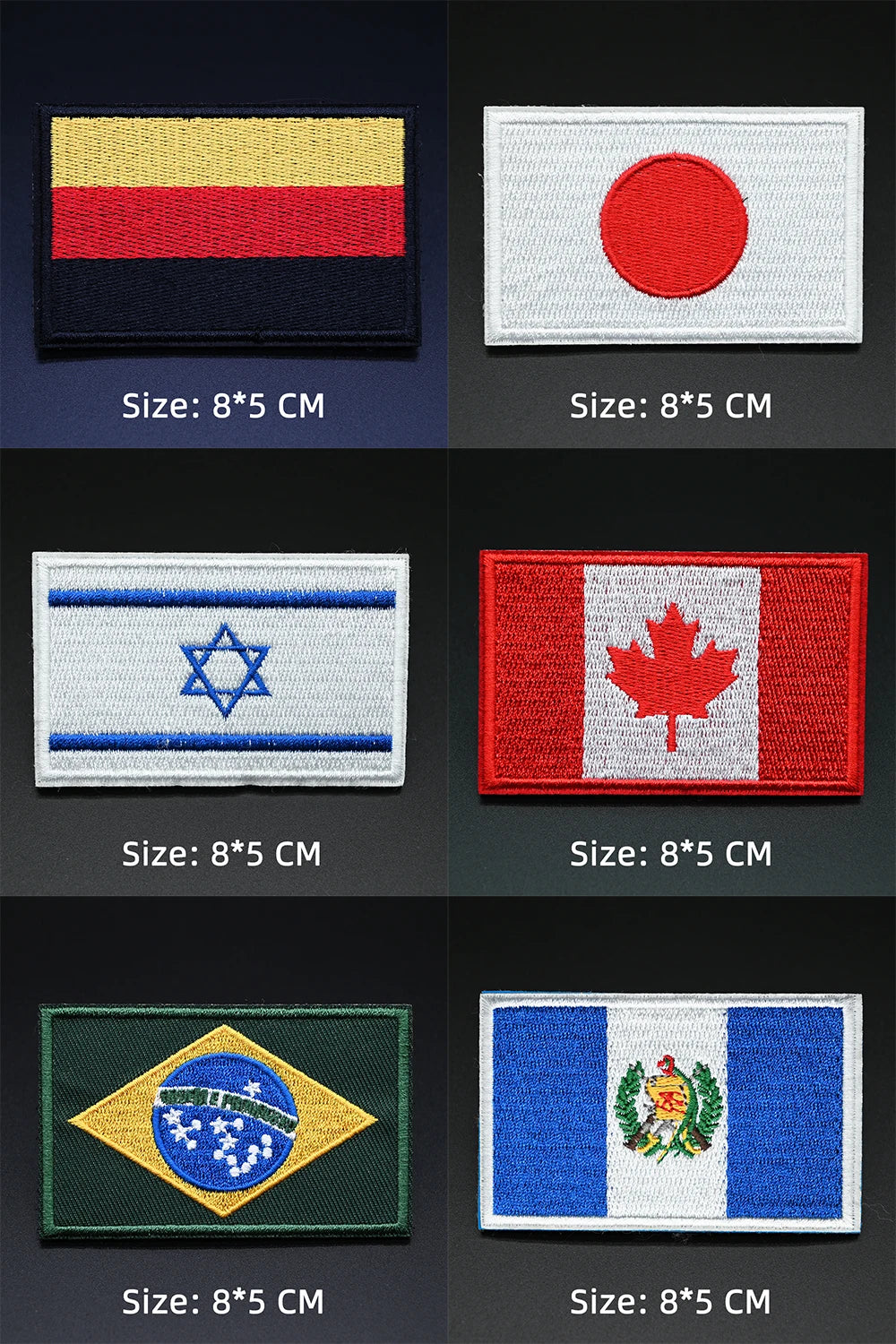 Patches Drapeaux Brodés Tactiques – international - BLACKBEARD OUTDOOR INDUSTRIES