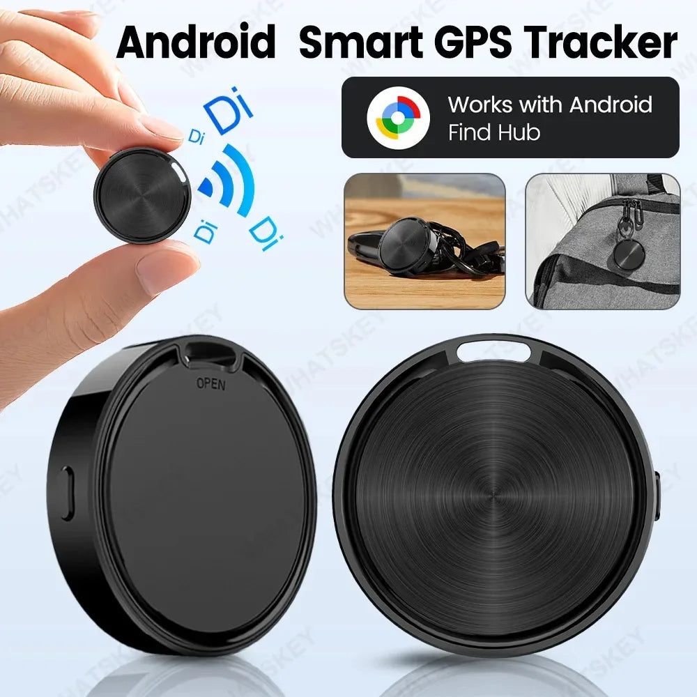 Balise GPS Bluetooth – Compatible Android Find Hub & Google Find My, Porte-Clés
