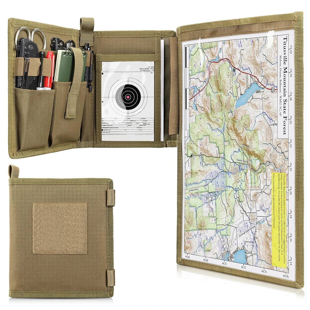 Porte-carte tactique étanche avec pochette EDC
