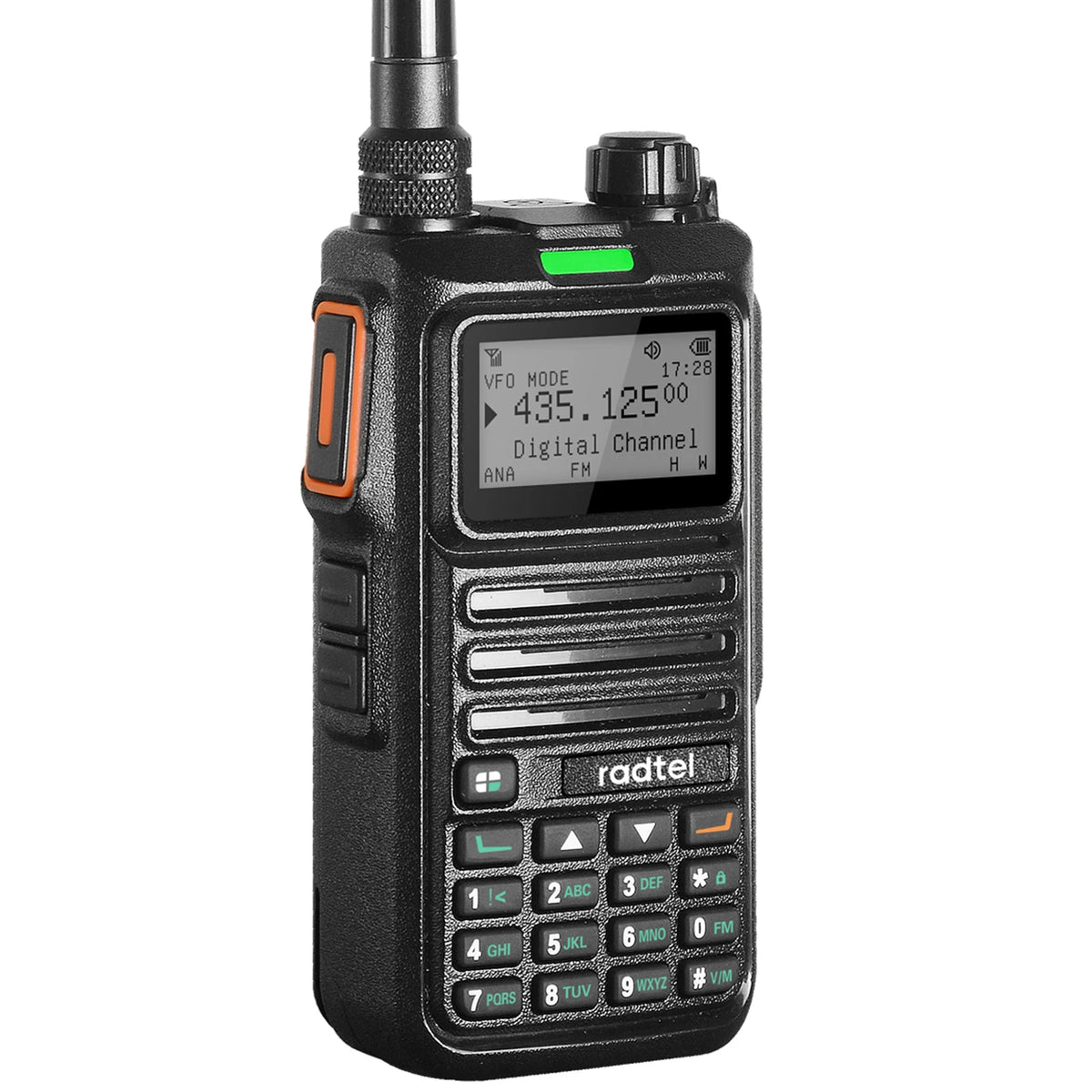 Radio Talkie-Walkie Numérique Radtel RT-4D – DMR/Analogique Dual Mode, IP68, 1024 Canaux, Portée 5 km, VHF/UHF, Chiffrement AES-256