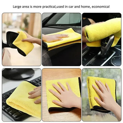 Lot de Chiffons Microfibres Double Face pour Voiture – Ultra-Absorbants & Réutilisables Ma boutique