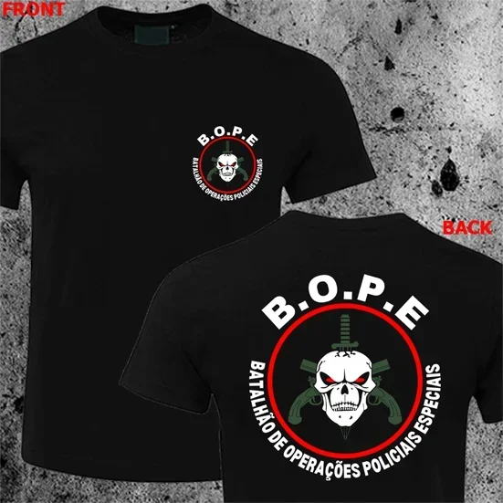 T-Shirt BOPE Tropa de Elite – Forces Spéciales Brésiliennes 100% Coton
