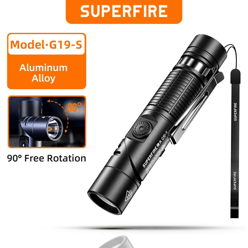 SUPERFIRE G19-S LED COB Ma boutique
