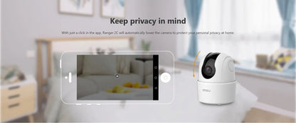 IMOU Ranger 2C 2MP – Caméra de Surveillance WiFi Intérieure à 360° | Babyphone | Détection Humaine | Audio Bidirectionnel | Vision Nocturne Ma boutique