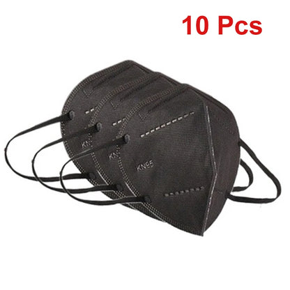 Masque KN95 Certifié CE – Protection Respiratoire Anti-Poussière, Fumée & Incendie – Lot de 10 - BLACKBEARD OUTDOOR INDUSTRIES