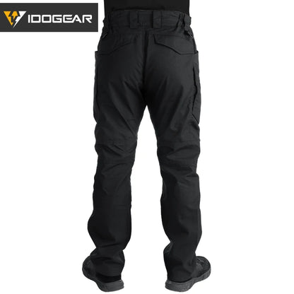 Pantalon tactique IDOGEAR LF stretch multi-poches cargo vue arriere