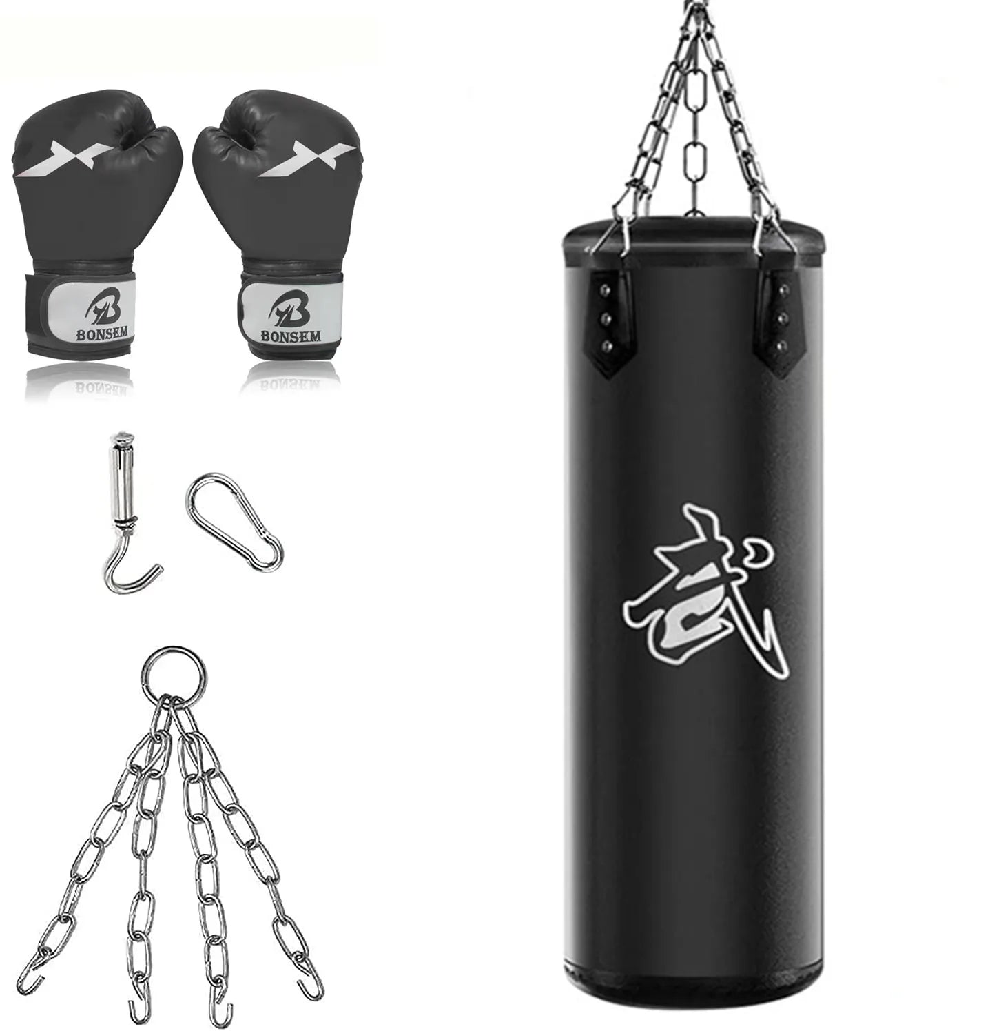 Sac de Boxe Creux en Tissu Oxford - Set pour Adultes et Jeunes BLACKBEARD OUTDOOR INDUSTRIES