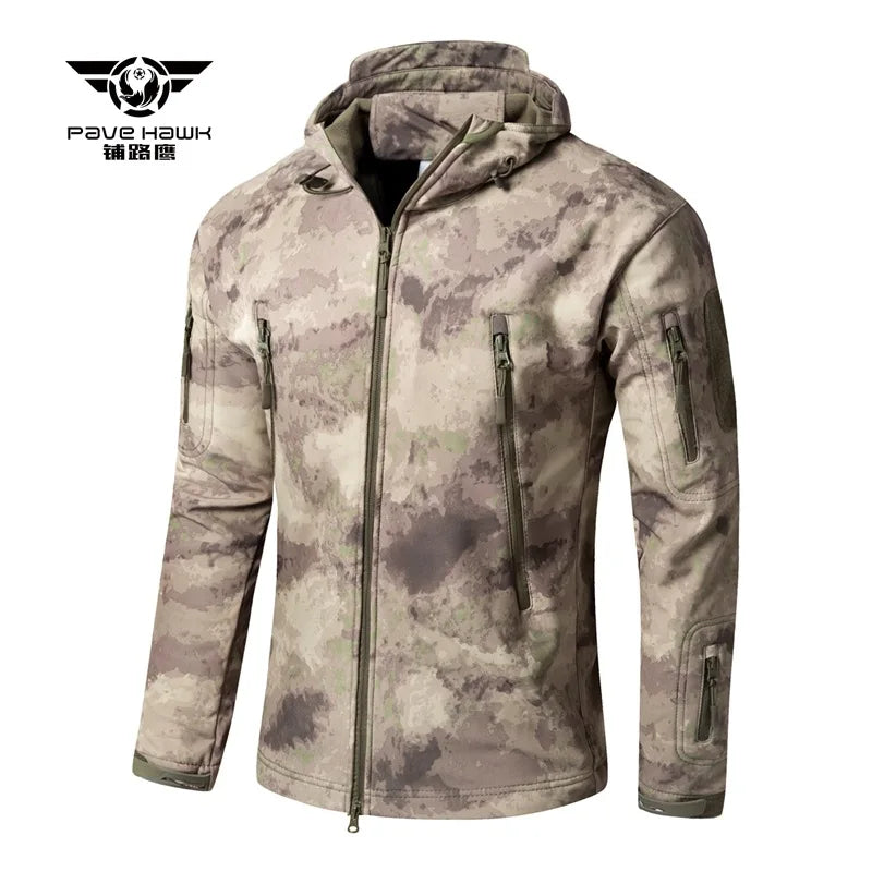 Veste Softshell Homme Shark Skin - Chaude, Respirante et Résistante aux Intempéries - BLACKBEARD OUTDOOR INDUSTRIES
