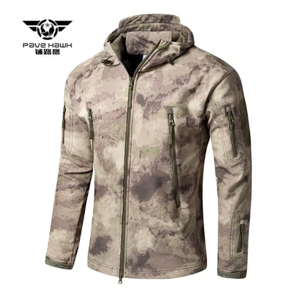 Veste Softshell Homme Shark Skin - Chaude, Respirante et Résistante aux Intempéries - BLACKBEARD OUTDOOR INDUSTRIES