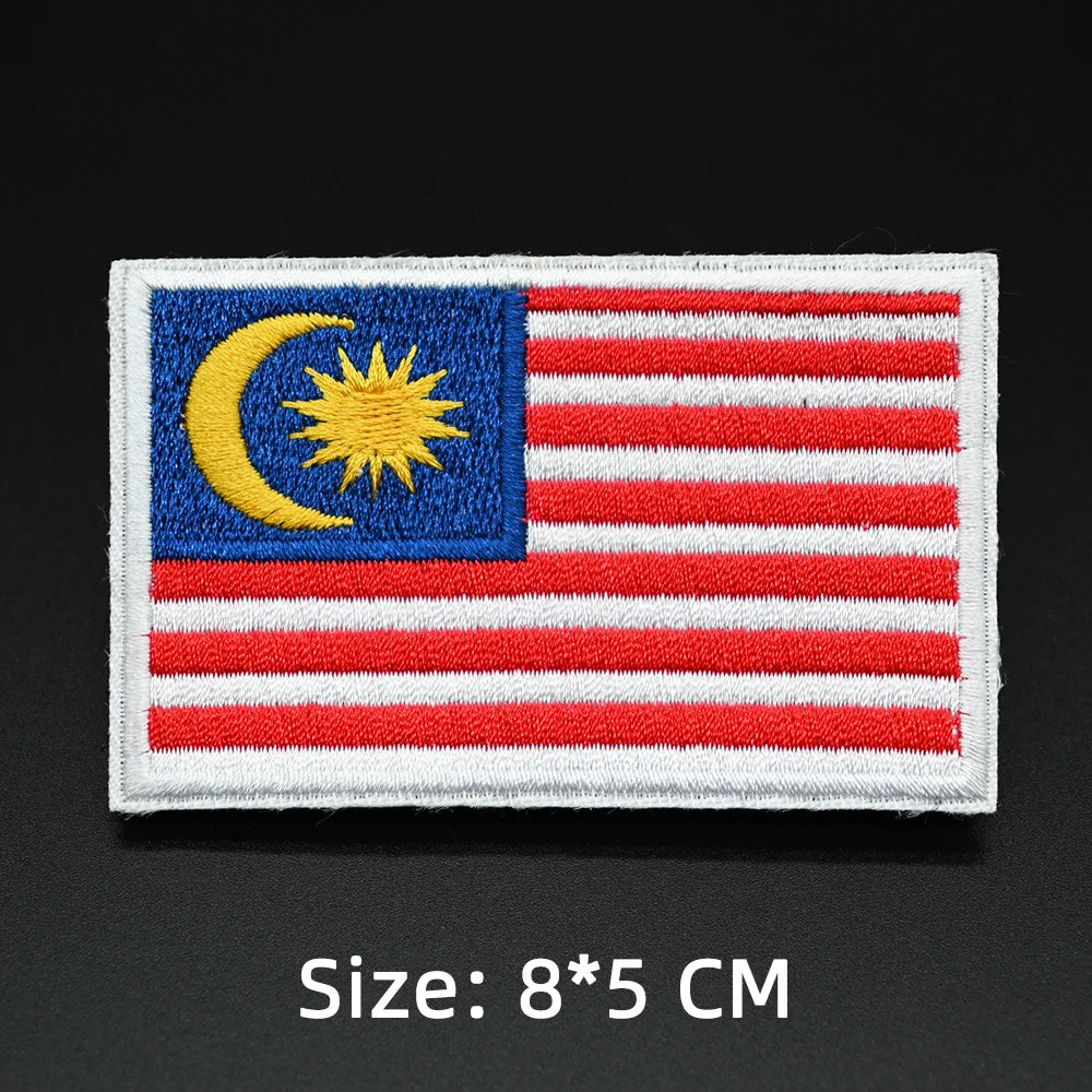 Patches Drapeaux Brodés Tactiques – international - BLACKBEARD OUTDOOR INDUSTRIES