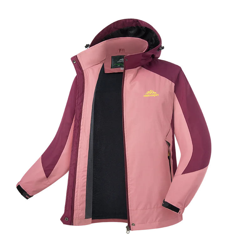 Veste Imperméable Femme Coupe-Vent à Capuche – Légère & Respirante pour Randonnée & Outdoor - BLACKBEARD OUTDOOR INDUSTRIES