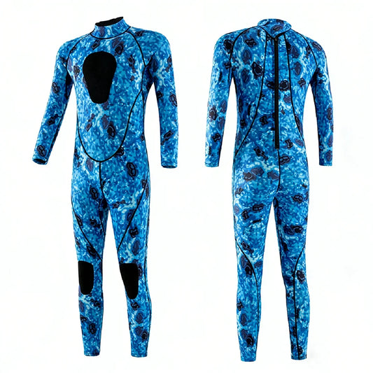 Combinaison Néoprène 3MM Camouflage – Chasse Sous-Marine, Plongée, Surf | Corps Entier | S à XXXL