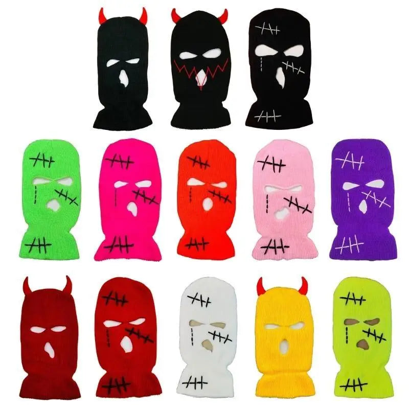 Cagoule à motifs Halloween pour déguisement et carnaval