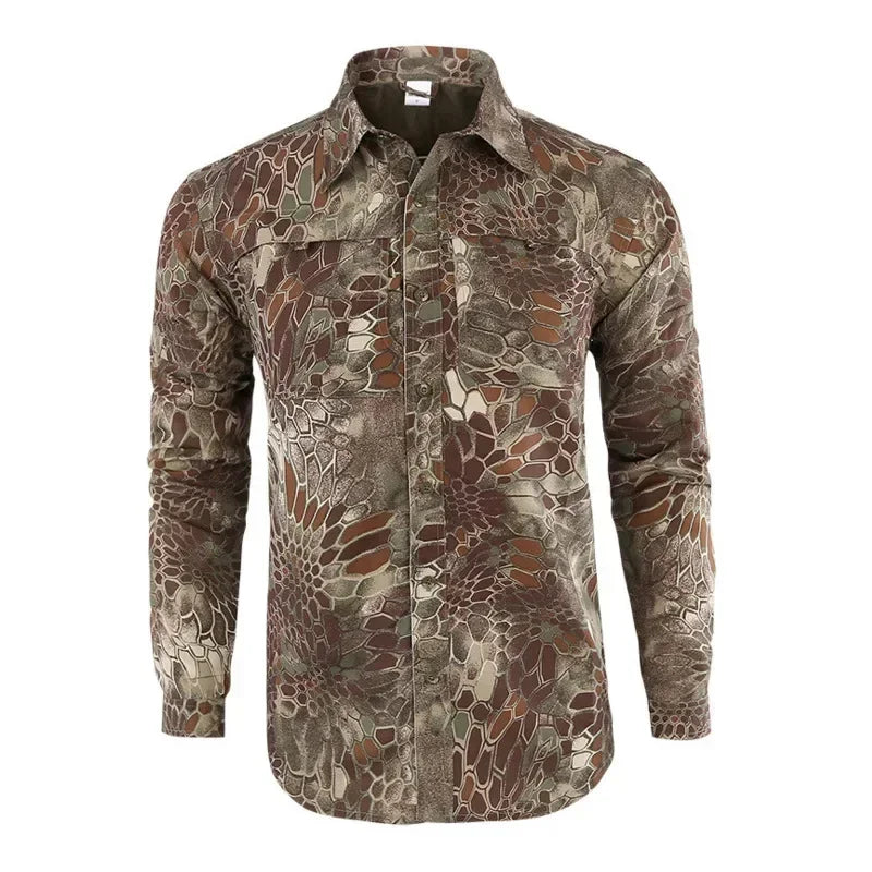 Veste Tactique Outdoor Femme – Haut Camouflage Respirant, Anti-UV, Séchage Rapide, Idéal pour la Randonnée et la Chasse - BLACKBEARD OUTDOOR INDUSTRIES