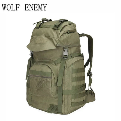 Sac à dos tactique MOLLE 60 L en nylon 800D