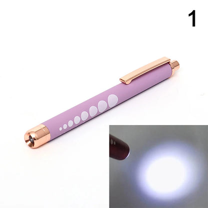 Stylo-Lampe Médical LED – Lampe de Poche Mini Infirmier & Médecin Lumière Blanche/Jaune