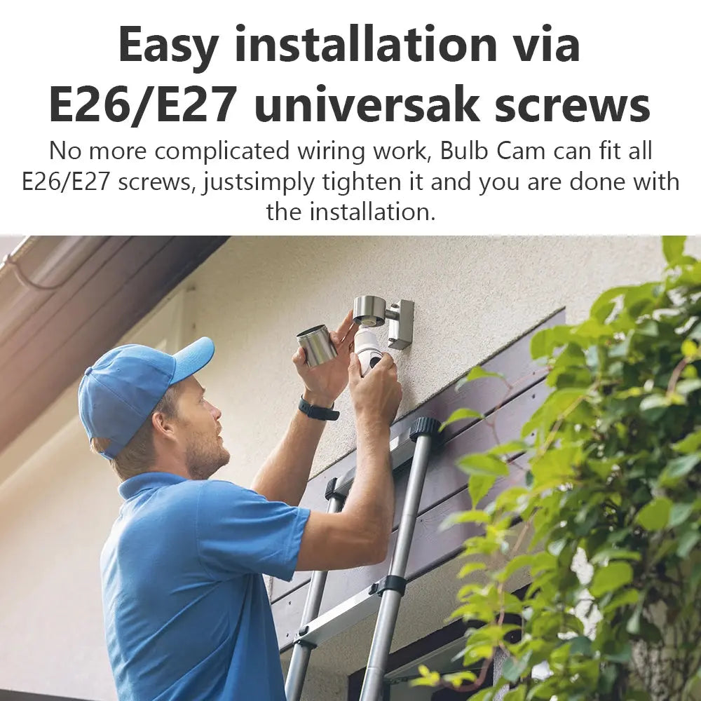 Caméra de Surveillance Wi-Fi IMOU Bulb Cam 3MP/5MP – Détection IA Humain/Véhicule – Vision Nocturne Couleur – E27 Ma boutique