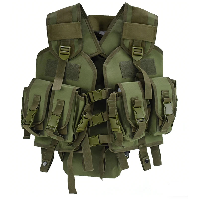 Gilet Tactique RUIN HAWK pour Hommes - Protection Airsoft et Paintball avec Sac d'Eau Camouflage - BLACKBEARD OUTDOOR INDUSTRIES
