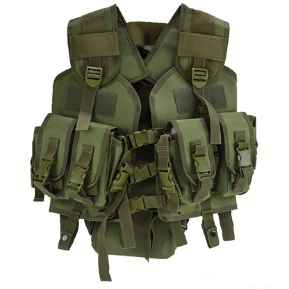 Gilet Tactique RUIN HAWK pour Hommes - Protection Airsoft et Paintball avec Sac d'Eau Camouflage - BLACKBEARD OUTDOOR INDUSTRIES