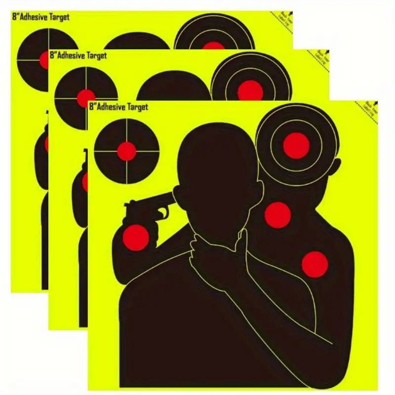 10 ou 30 CIBLES ADHÉSIVES RÉACTIVES SPLATTER – Ø 20 cm – ENTRAÎNEMENT AU TIR PRÉCIS - BLACKBEARD OUTDOOR INDUSTRIES