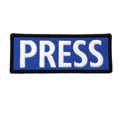 Patch Brodé PRESS – Insigne Militaire | Velcro, Couture ou Adhésif