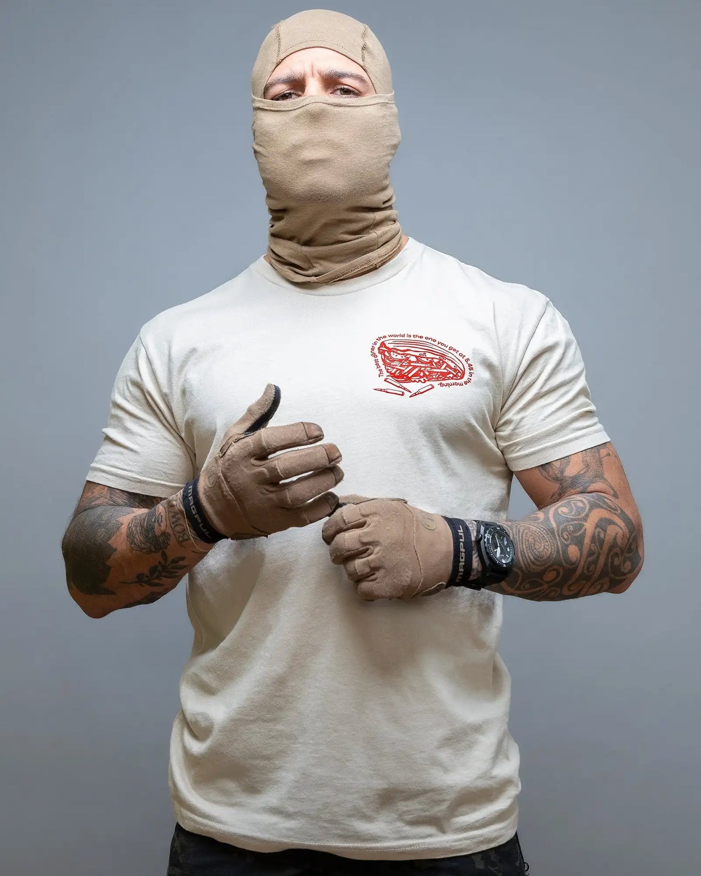T-shirt Tactique Döner Kalash – 100% Coton, Style Streetwear Tactical, S à 4XL