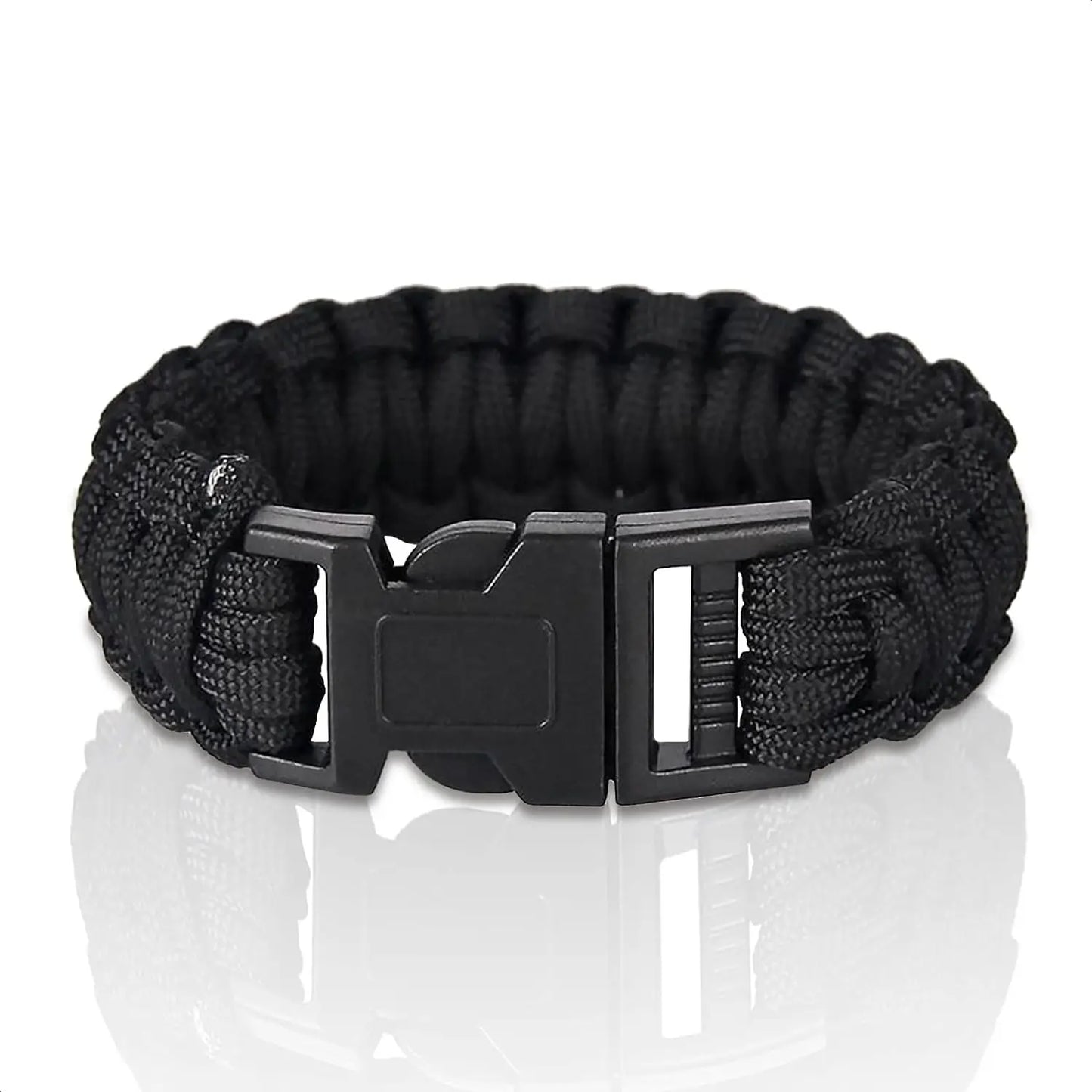 Bracelet Paracorde Tactique 7 Brins – Mode Homme – Corde de Parachute 4 mm – Survie & Urgence – Camping & Randonnée - BLACKBEARD OUTDOOR INDUSTRIES