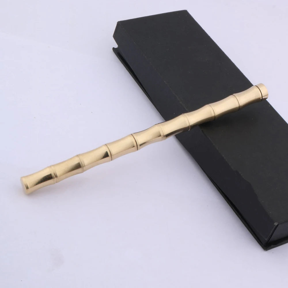 Stylo-bille effet bambou pointe fine 0,5 mm