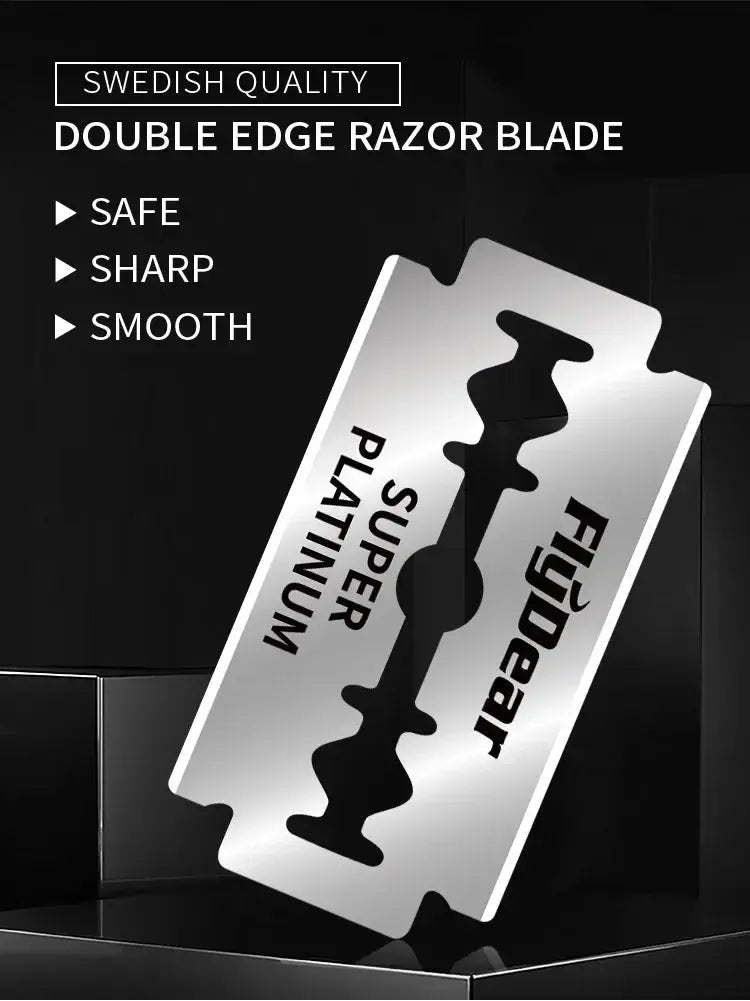 Outil professionnel de barbier – Lames de rasoir double tranchant classiques en acier inoxydable Ma boutique