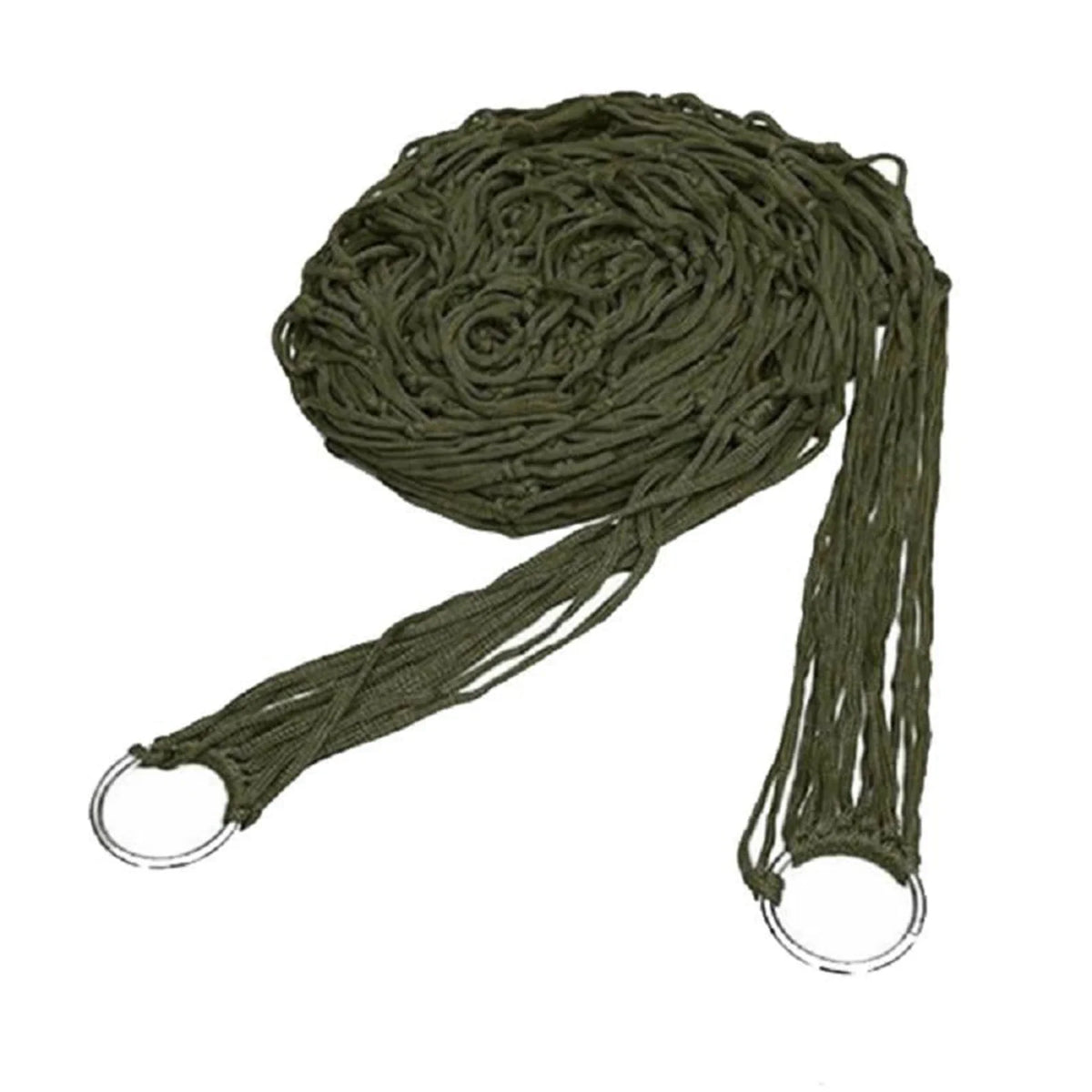Hamac Filet en Nylon avec Cordes - Lit Suspendu Portable pour Camping et Jardin