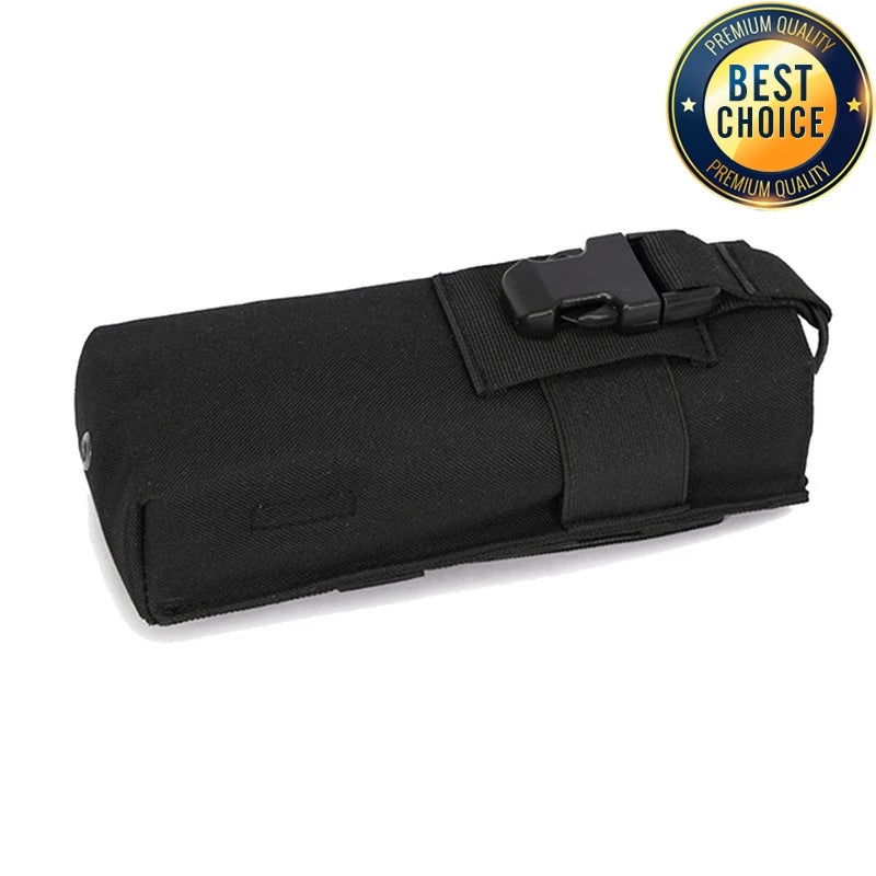 Pochette Tactique MOLLE pour Radio Walkie-Talkie – Porte-Bouteille d'Eau, Pochette de Magasin pour Activités de Plein Air, Camping et Sports BLACKBEARD OUTDOOR INDUSTRIES