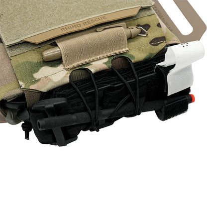 Poche IFAK Horizontale MOLLE – Déploiement Rapide Ambidextre, Plateau Amovible