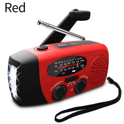 📻 Radio d’Urgence Solaire et Manuelle – STONEGO 3-en-1 avec Lampe Torche & Batterie 2000mAh Ma boutique
