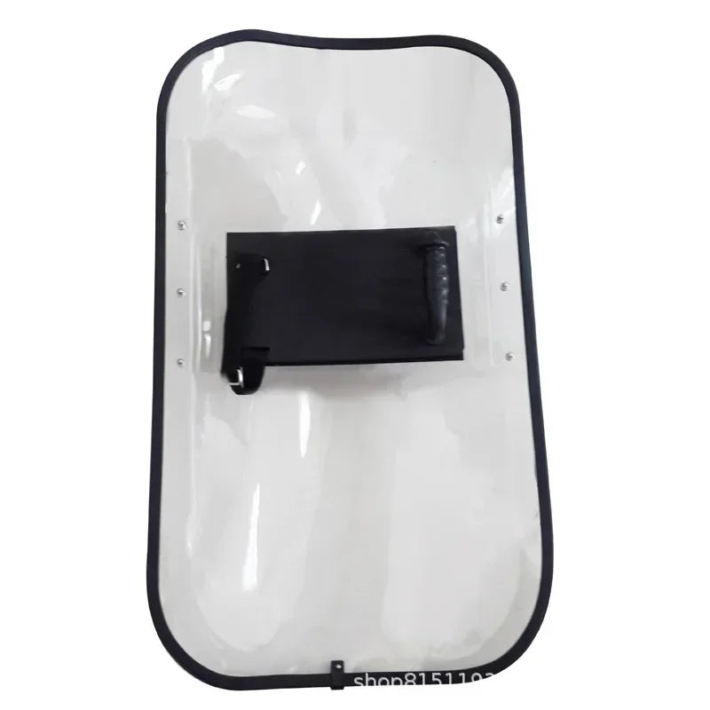 Bouclier de protection anti-émeute transparent en polycarbonate