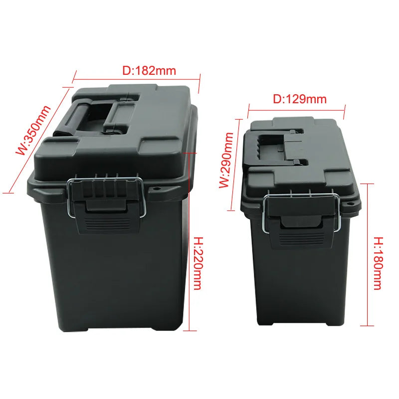 Boîte de Rangement Sécurisée en Plastique pour Munitions et Accessoires - BLACKBEARD OUTDOOR INDUSTRIES