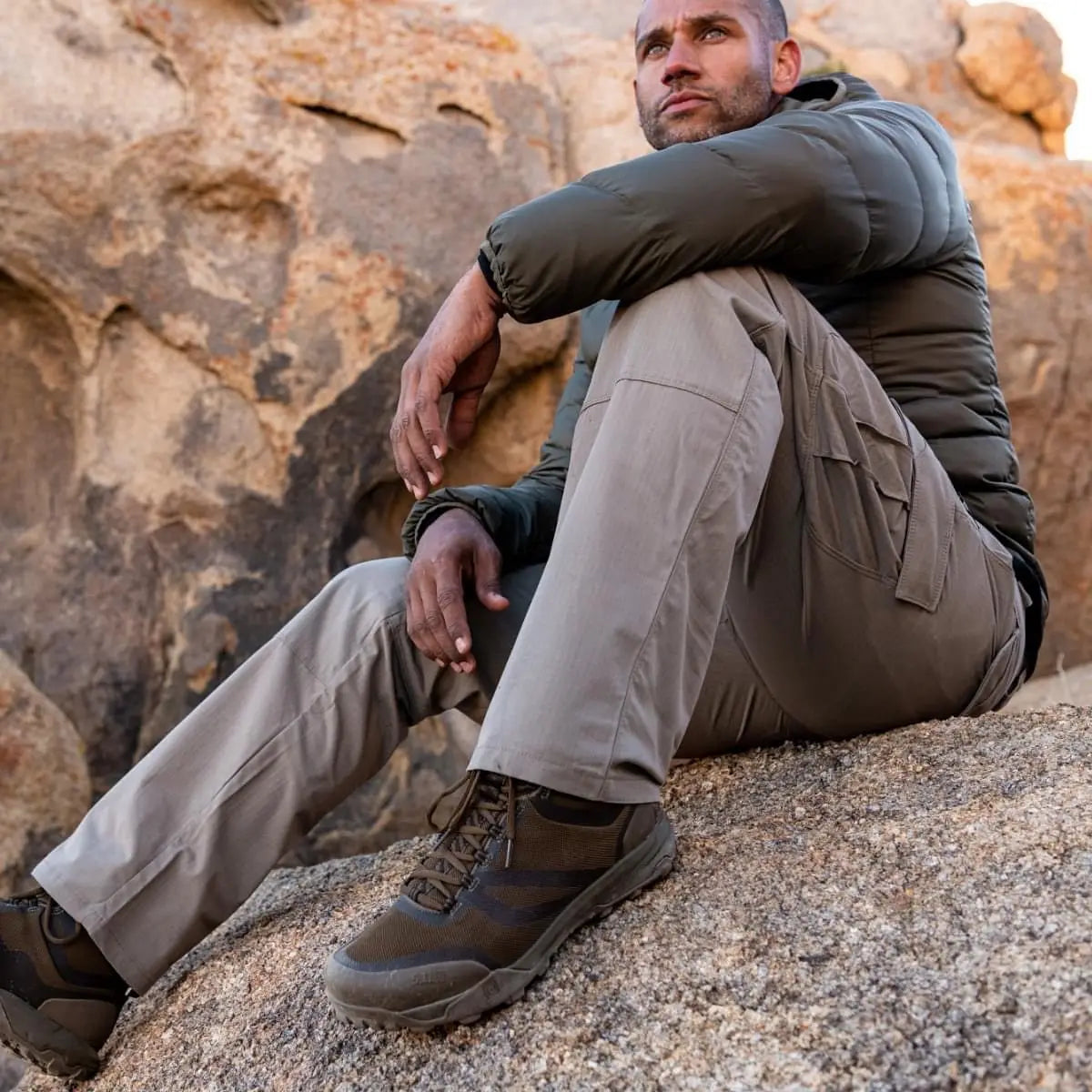 Pantalon Cargo Tactique Unisexe Double Genoux – Imperméable, Multi-Poches, Style Militaire