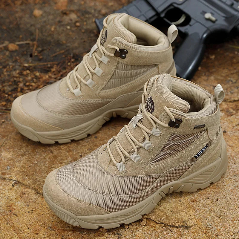 Boots Tactiques Homme Mi-Mollet – Combat, Moto & Randonnée