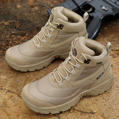 Boots Tactiques Homme Mi-Mollet – Combat, Moto & Randonnée