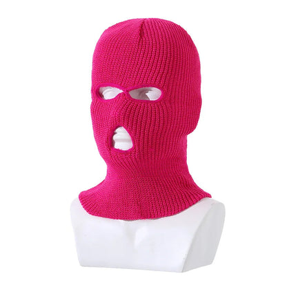 Balaclava cagoule trois trous en fibre acrylique Ma boutique