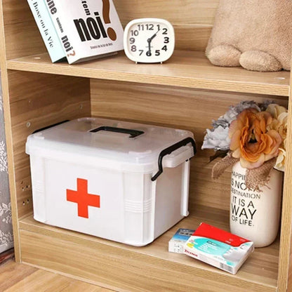 Boîte de Rangement Médicale à Double Couches – Portable et Résistante Ma boutique